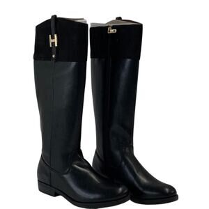 Tommy Hilfiger Shyenne Leather Suede Riding Boots 9